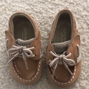 Sperry baby loafers - tan